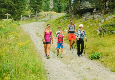Familie Wandern Sommer Familie Wandern Sommer