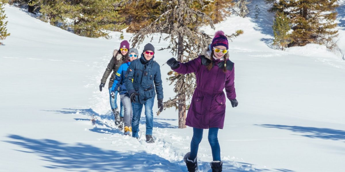 winter hiking